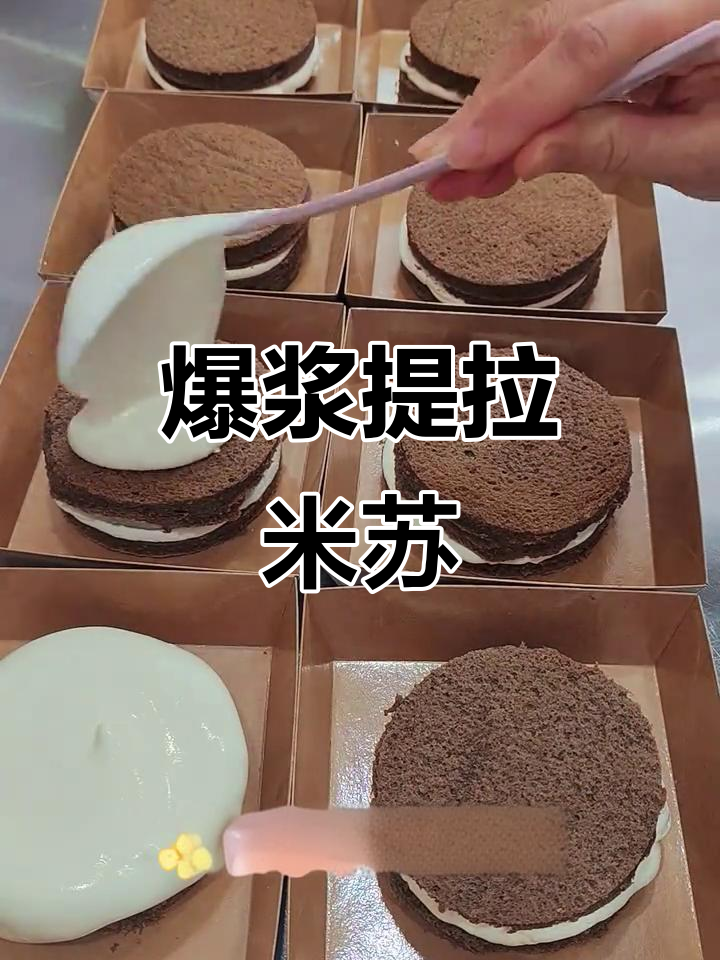 浓郁奶浆与松软蛋糕,巧克力榛子夹心,超诱人!