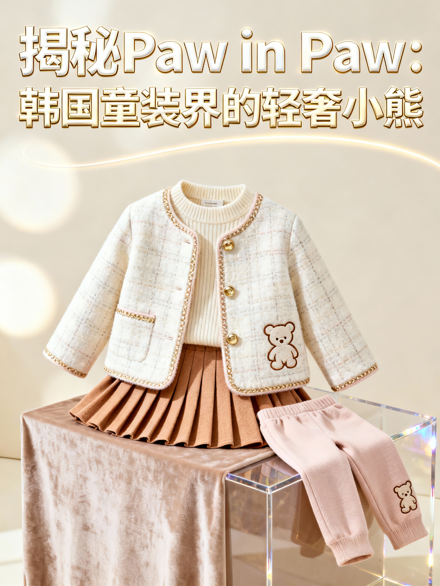 揭秘Paw in Paw:韩国童装界的轻奢小熊