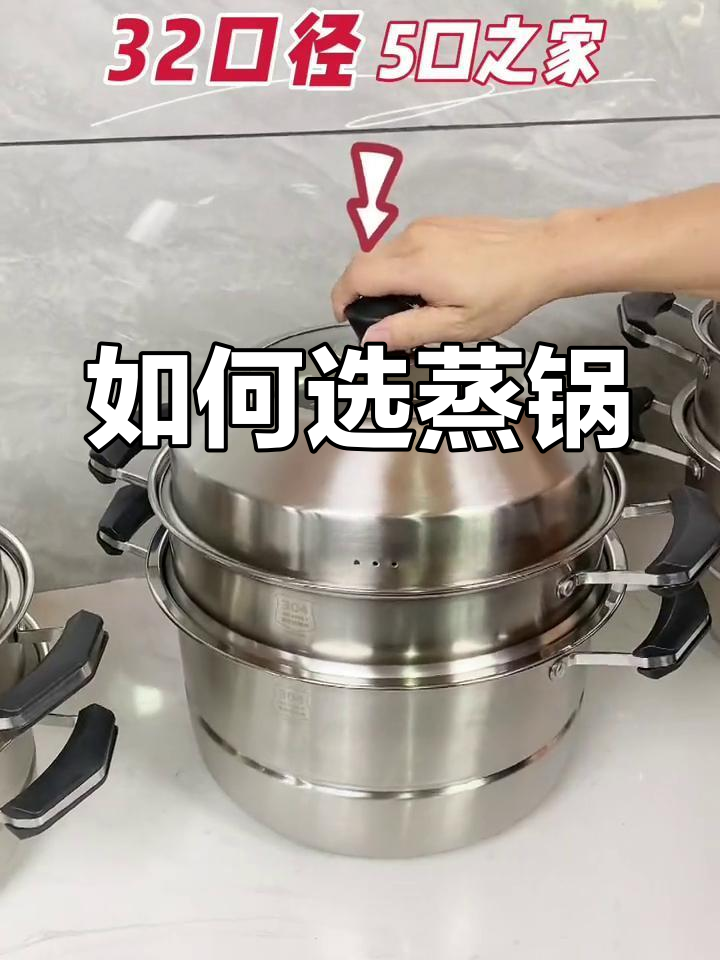 家庭蒸锅选择指南:不同人数适合的尺寸