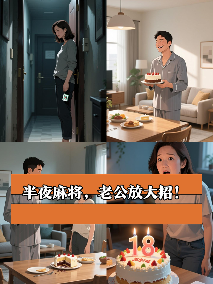 老婆打麻将到凌晨，老公用这招让她彻底戒牌！