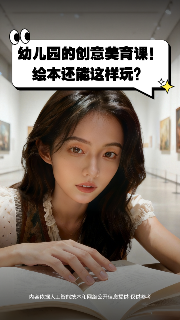 幼儿园的创意美育课!绘本还能这样玩?