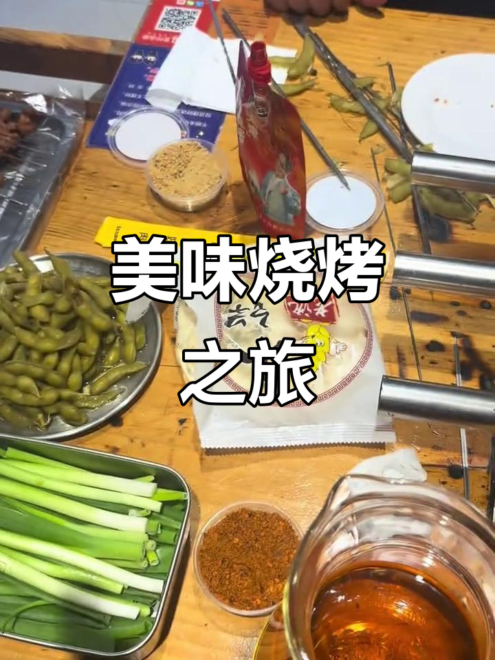 淄博烧烤,猪肉串麻辣十足,鱿鱼须香辣,鸡翅超赞!