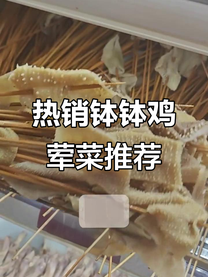 0.8元一串的钵钵鸡,热销荤菜大揭秘
