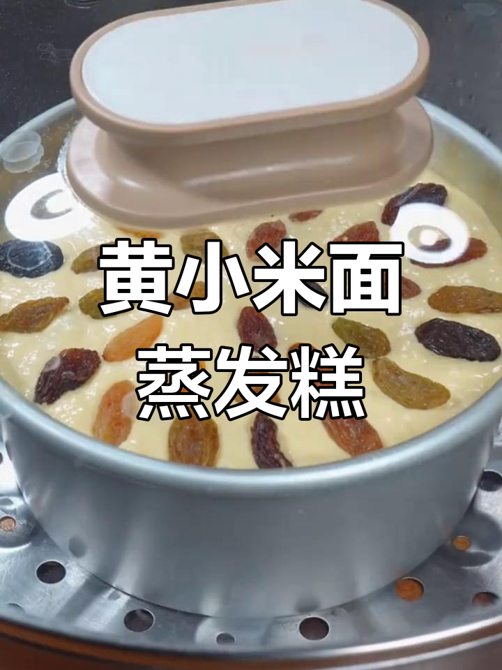5斤黄小米面粉做发糕,细腻又美味,馒头煎饼轻松搞定