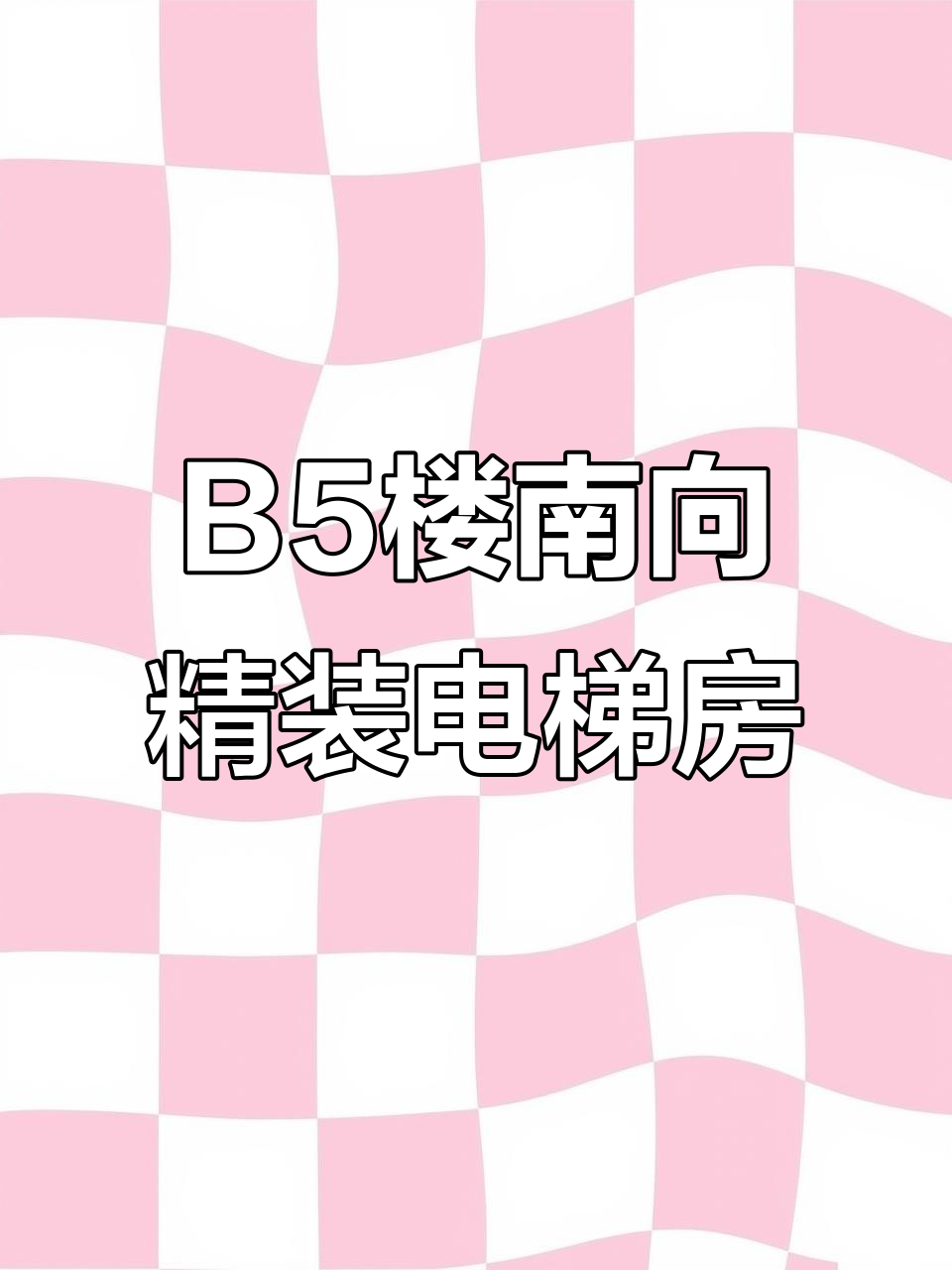 福地洞天二期B5号楼南向户型，精装电梯房，采光超好