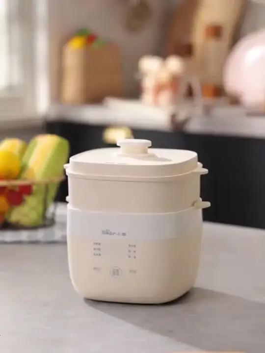 早餐机温泉蛋机多功能预约自动断电家用鸡蛋羹早餐神器 小熊电器小熊温泉蛋机营养早餐c