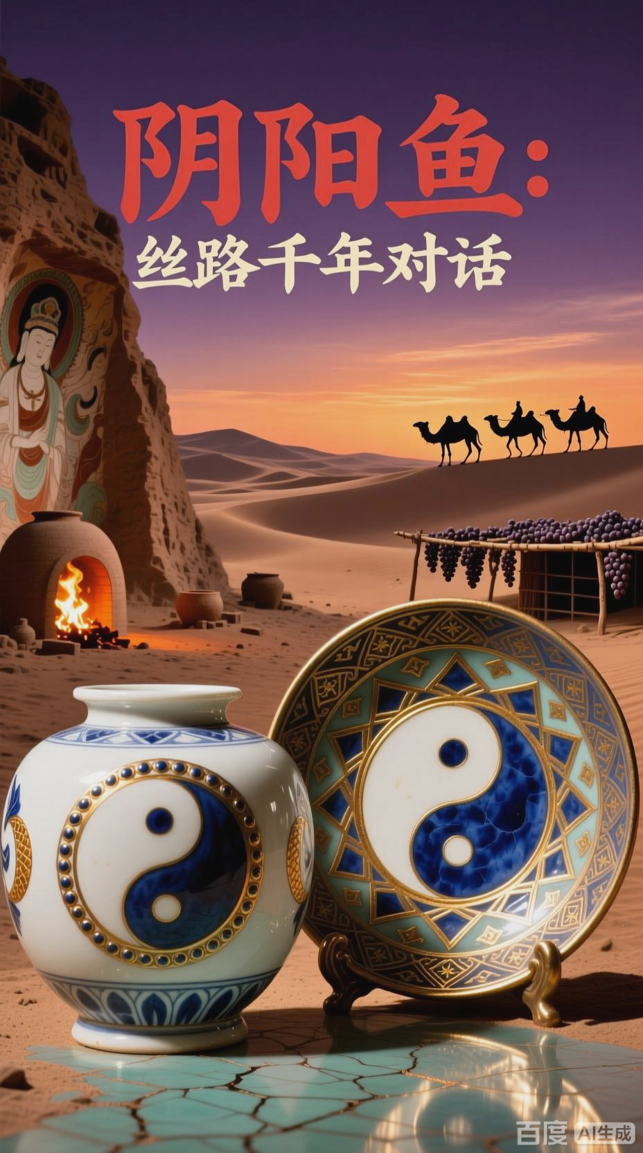 阴阳鱼纹样：丝绸之路的文化使者