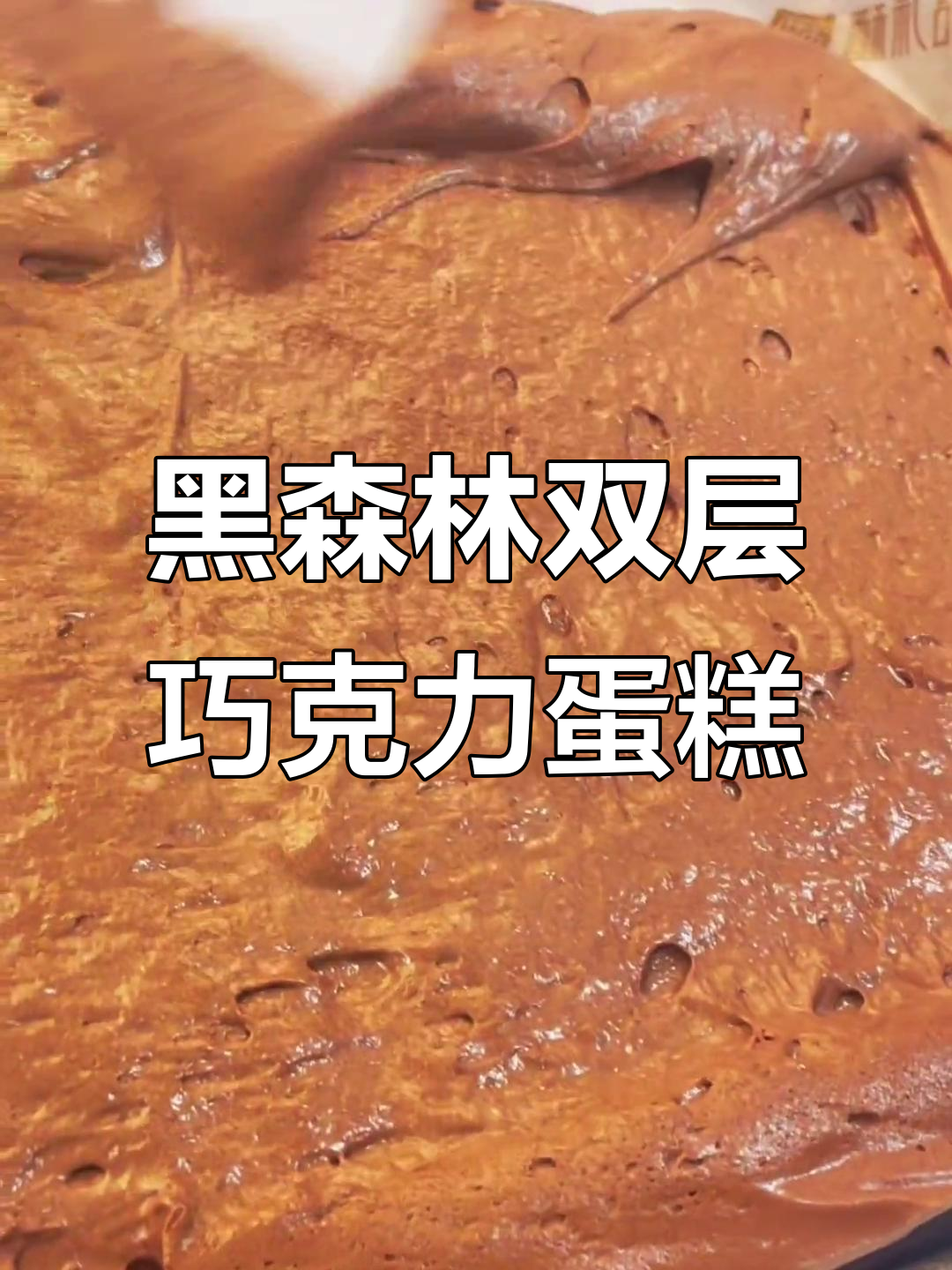 双层黑森林蛋糕,大颗樱桃与巧克力的完美碰撞