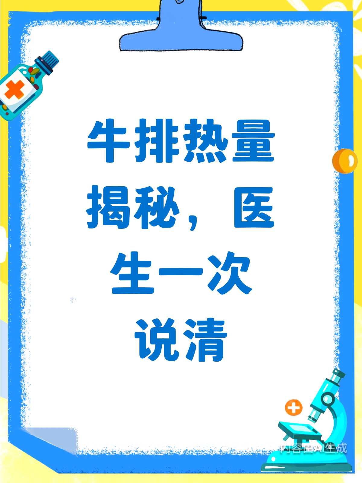 牛排热量高吗?医生揭秘真相