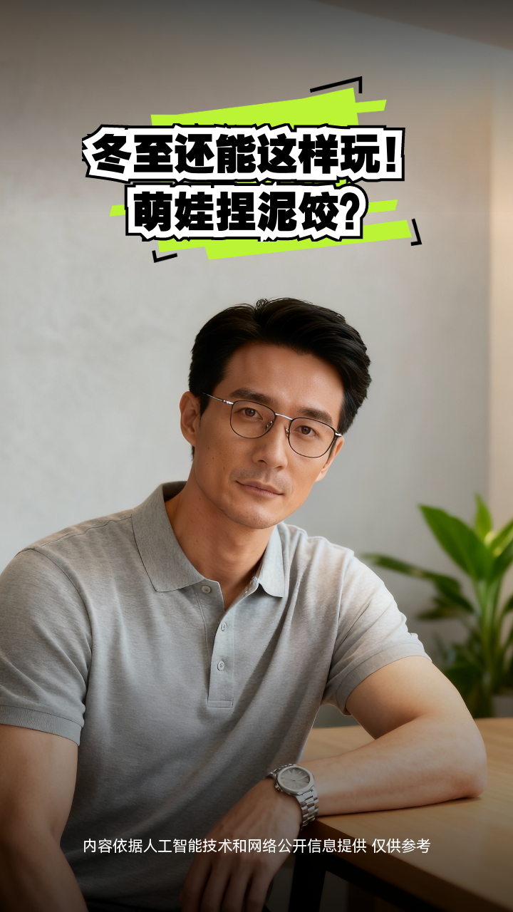 冬至还能这样玩！萌娃捏泥饺？