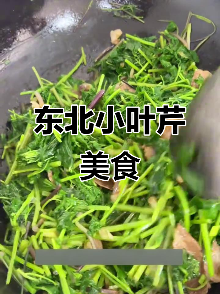 小叶芹炒五花肉,东北饺子必备美味!