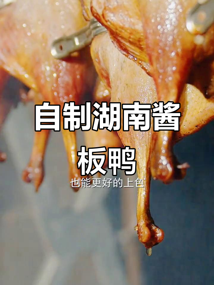 湖南酱板鸭轻松做,麻鸭肉质紧实入味