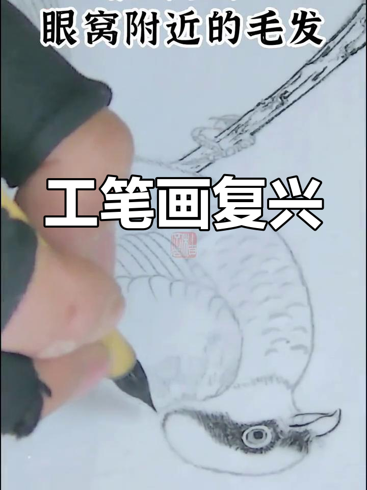 于非闇工笔花鸟,重拾传统精髓,创新两宋画风