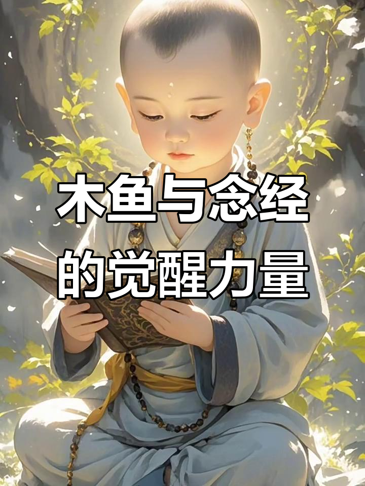 木鱼声唤醒内心善念,念经之声敲开心灵大门