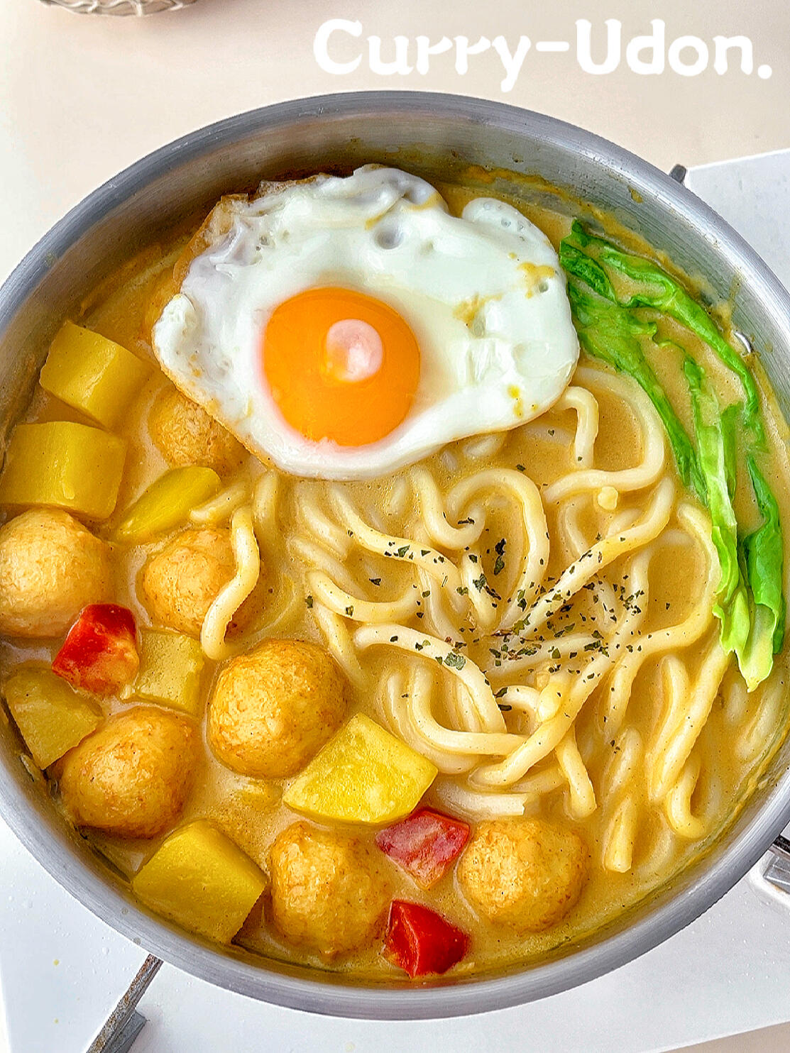 嗦面星人的快乐这个咖喱鱼蛋乌冬面好绝