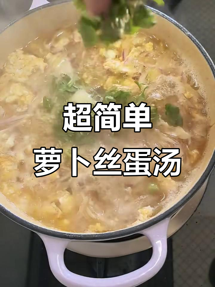 3分钟学会!萝卜丝鸡蛋汤的完美做法,秘诀全揭秘