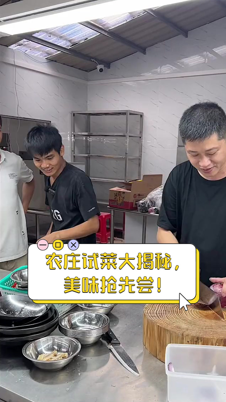 农庄试菜大揭秘,美味抢先尝!