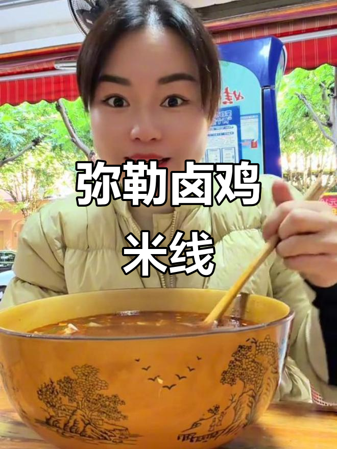 蒙自卤鸡米线,鸡腿与高汤的完美搭配