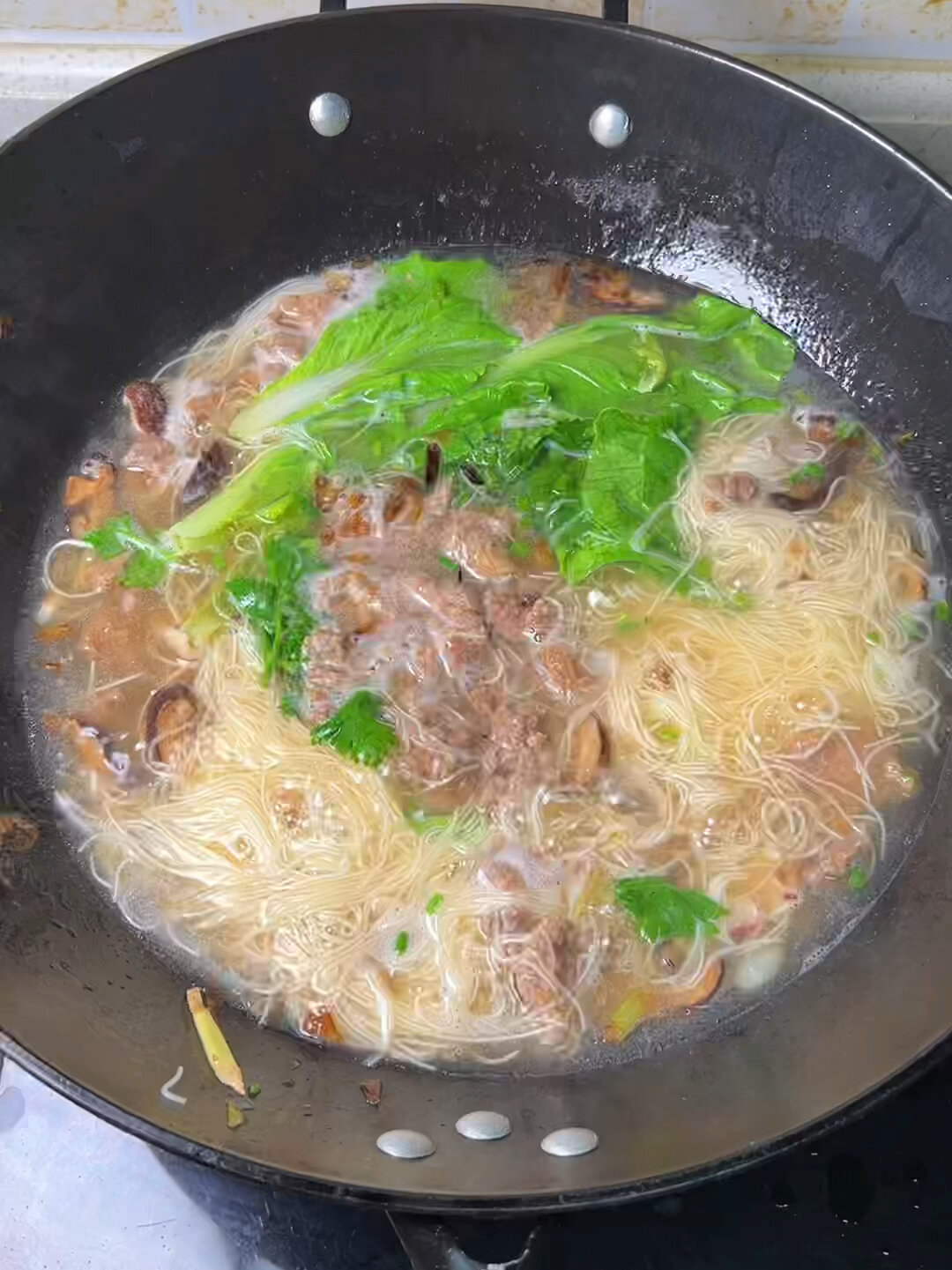 牛肉羹面线汤做法简单又好吃全家都爱吃