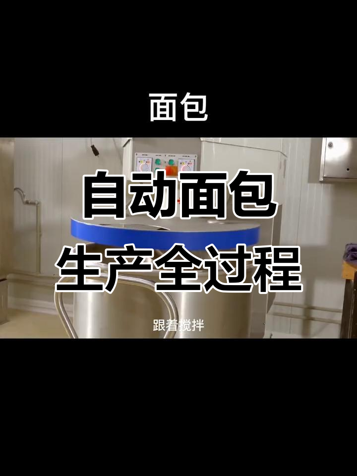 自动化面包生产线揭秘：从面粉到烤面筋，全程无人工干预