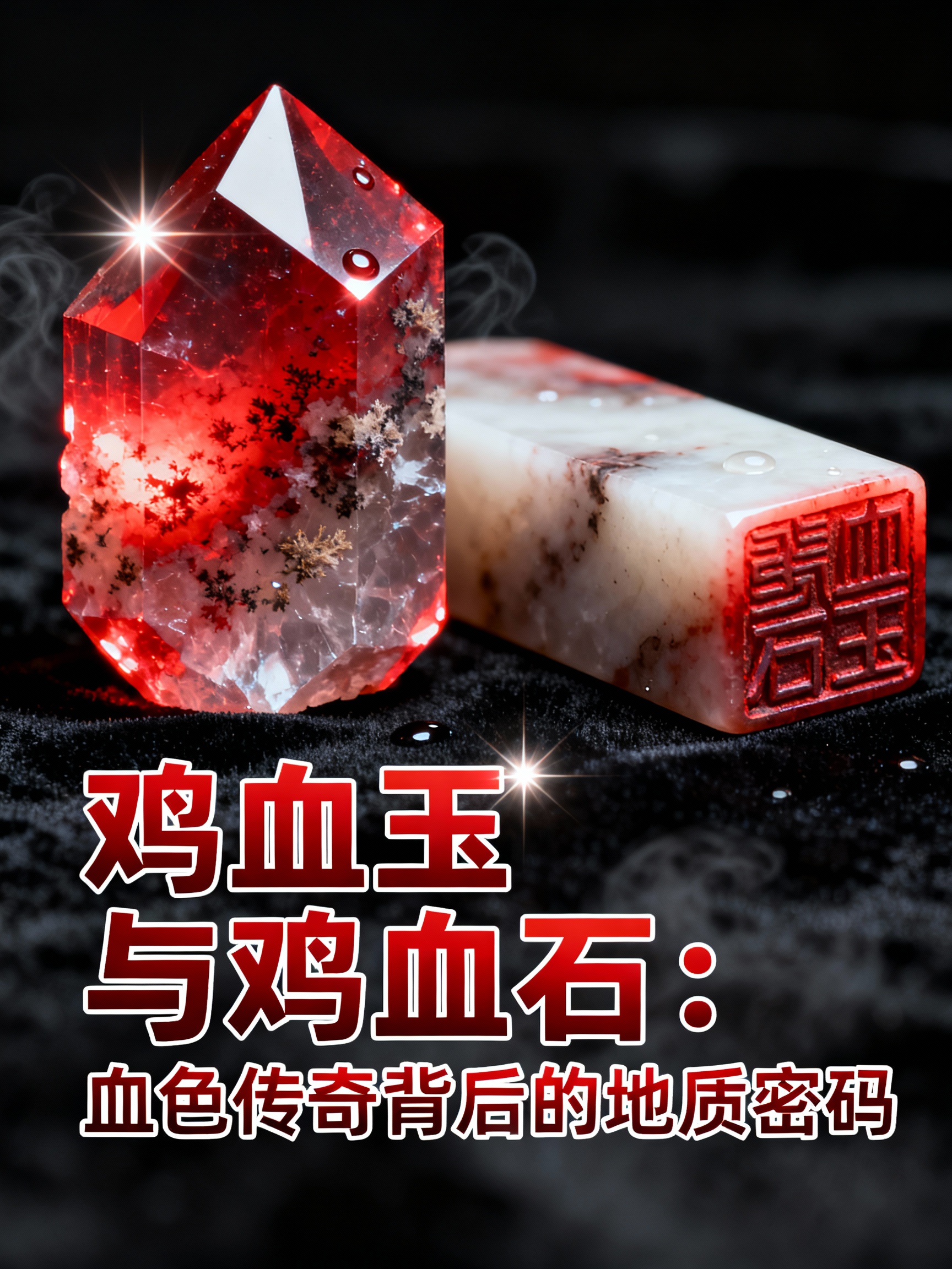 鸡血玉与鸡血石：血色传奇背后的地质密码