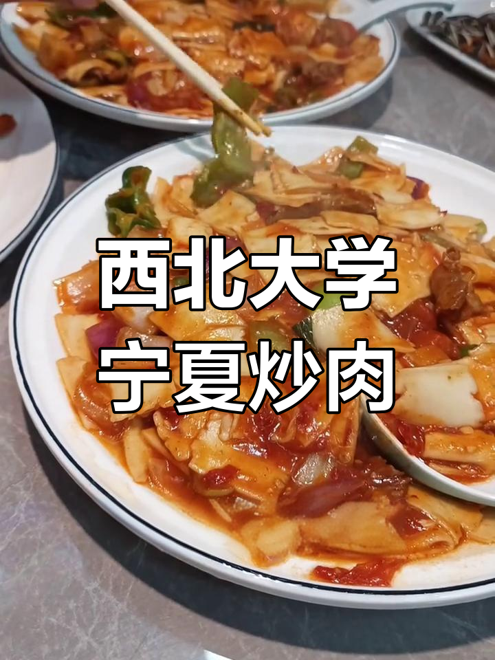 西北工业大学长安校区清香斋宁夏炒肉片,必试美食大揭秘