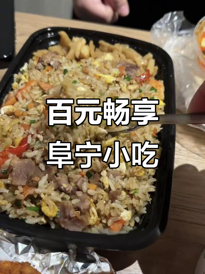 100元逛吃阜宁小摊子,鸡柳炒饭豆花全试遍
