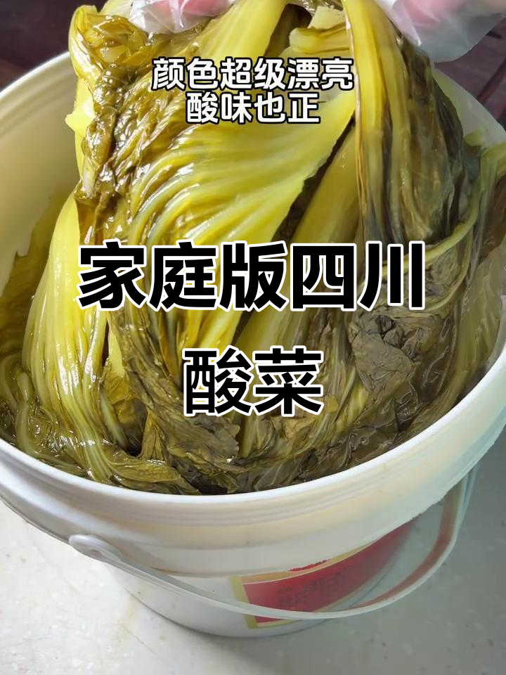 自制正宗四川酸菜,简单又美味