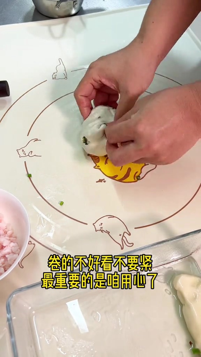 复刻了一下上海葱油饼