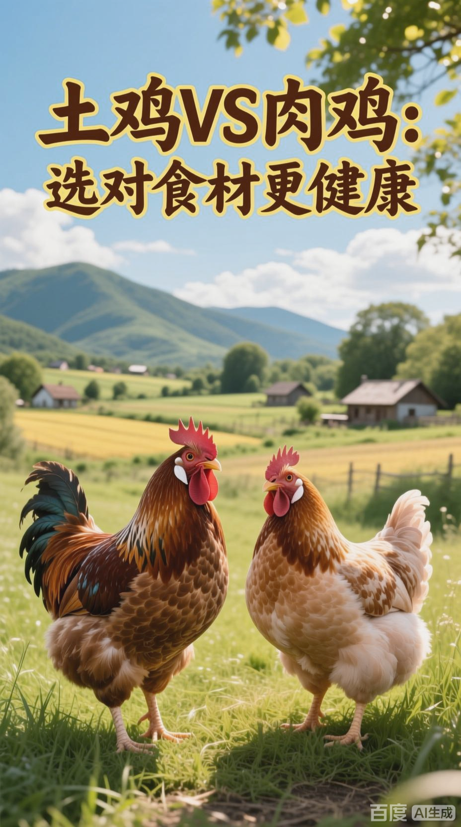 土鸡与肉鸡:区别与营养价值