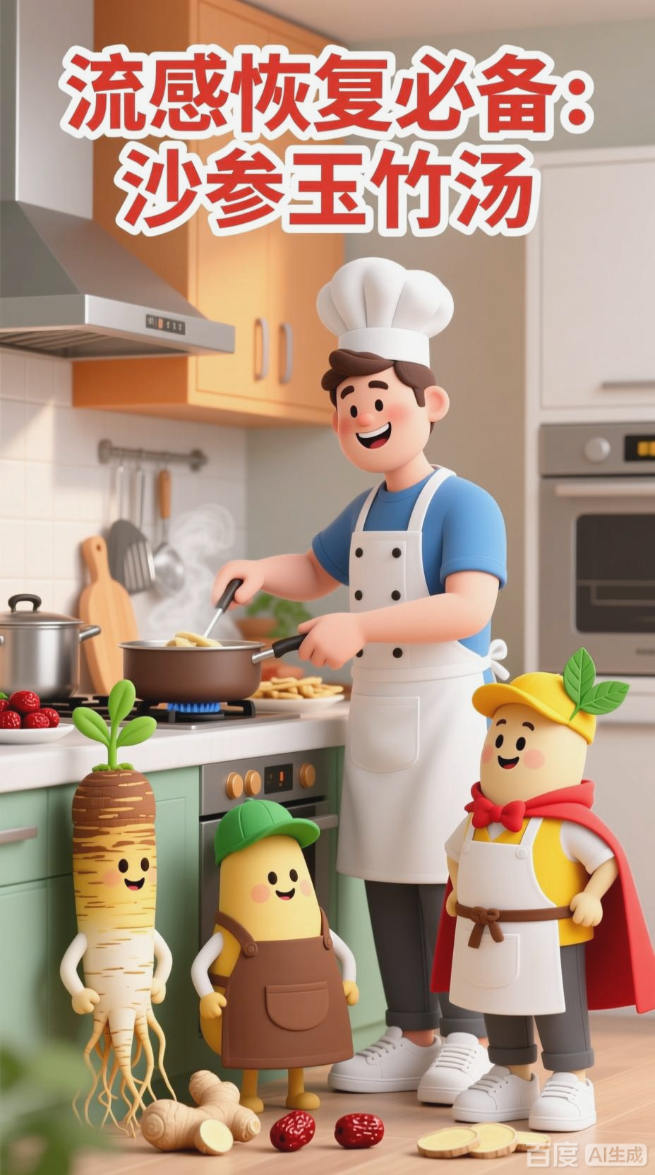 流感食疗，沙参玉竹汤养生