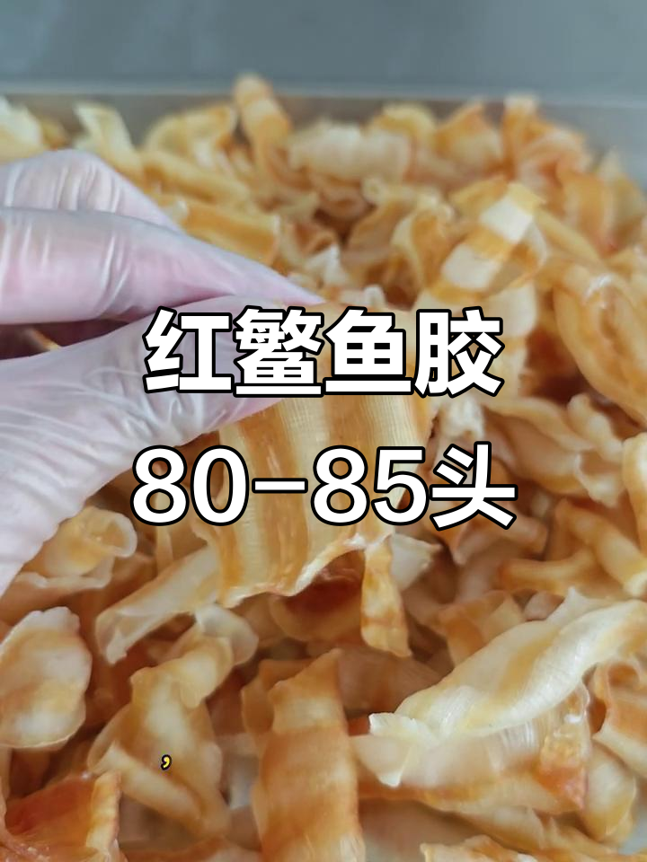 凤尾胶红鳘鱼胶80-85头,性价比高口感微甜