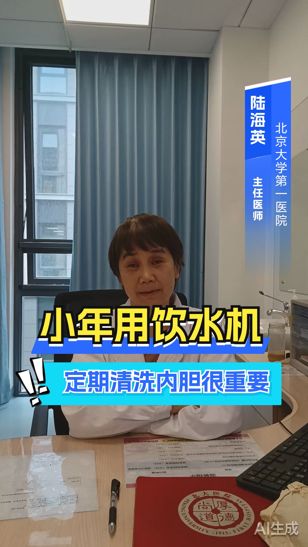 小年用饮水机,定期清洗内胆很重要