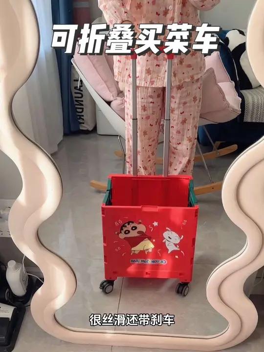 去驿站取快递 超市购物有了这个 买菜车小拉车 就太方便啦 折叠式手推车 可折叠小拉车