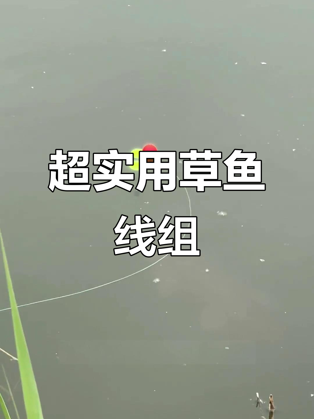 草鱼线组搭配技巧,远投清晰看漂,钓鱼高手必备装备