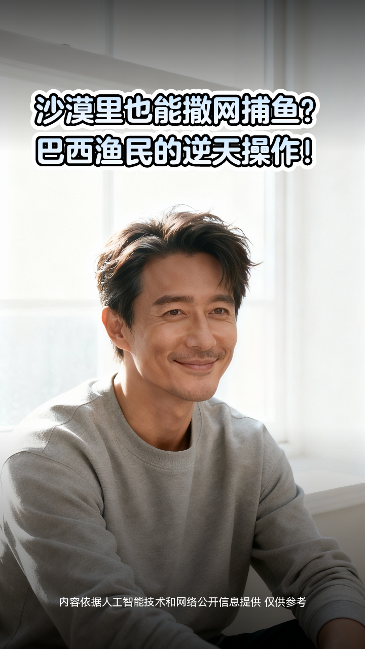 沙漠里也能撒网捕鱼？巴西渔民的逆天操作！