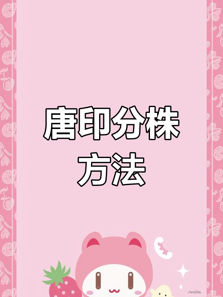 唐印多肉植物分株技巧,轻松繁殖小苗