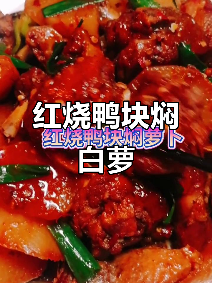 鸭肉焖萝卜,简单又入味,家常下饭新做法