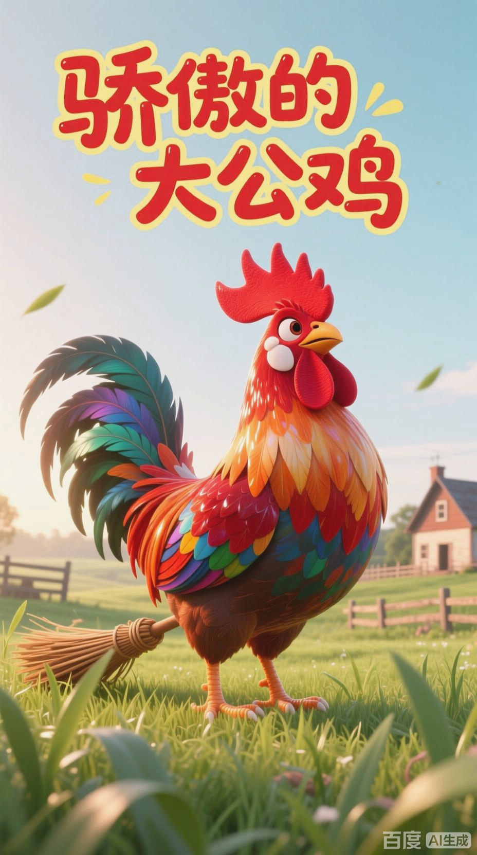 骄傲的公鸡,学会谦虚