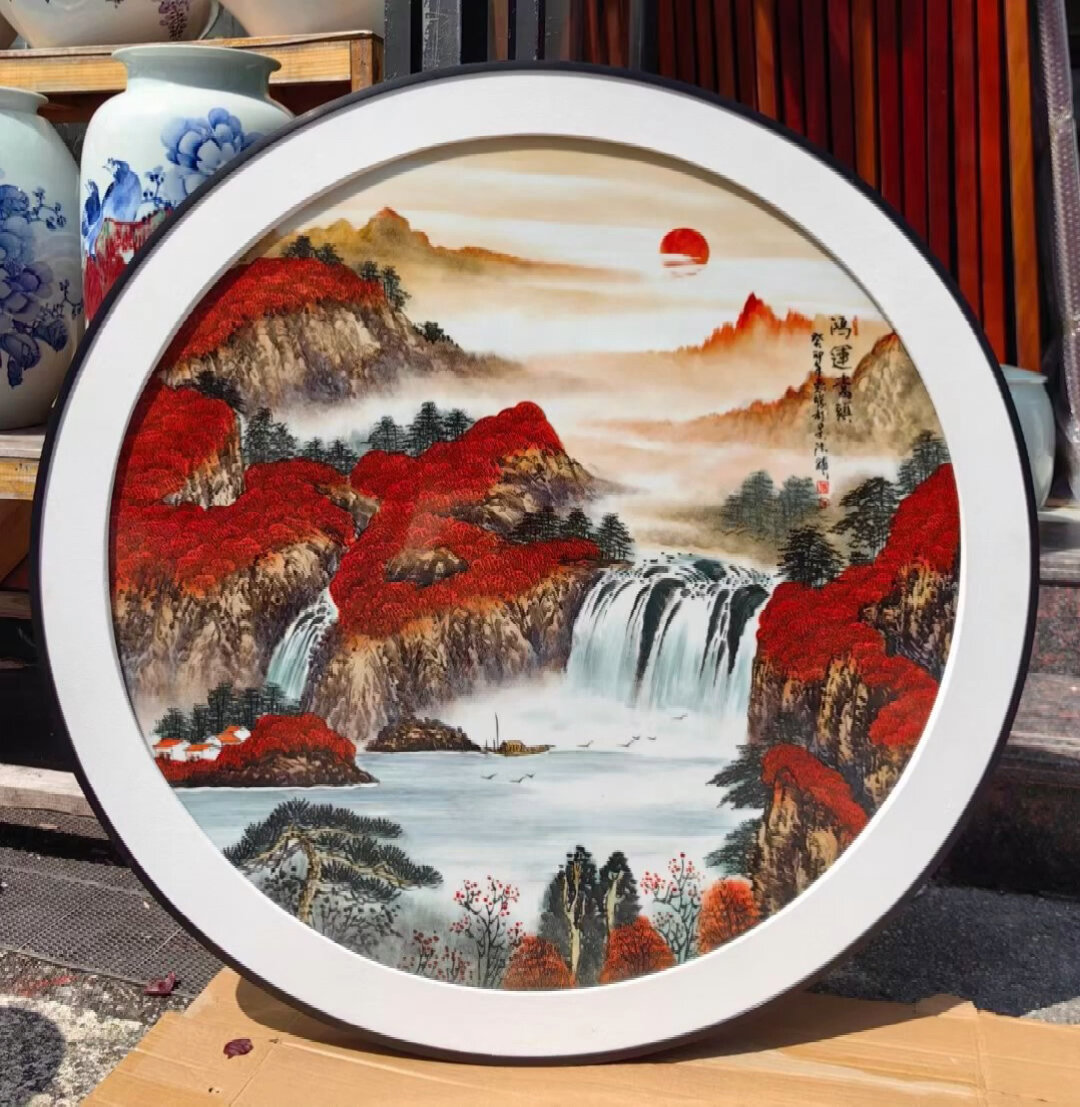 鸿运当头/玄关走廊挂画不要太合适