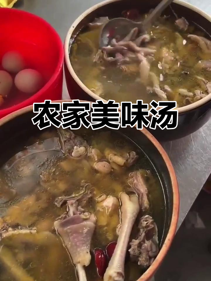 乡村美食大揭秘:老母鸡汤与土鸡猪肚暖胃煲,味道鲜美无比