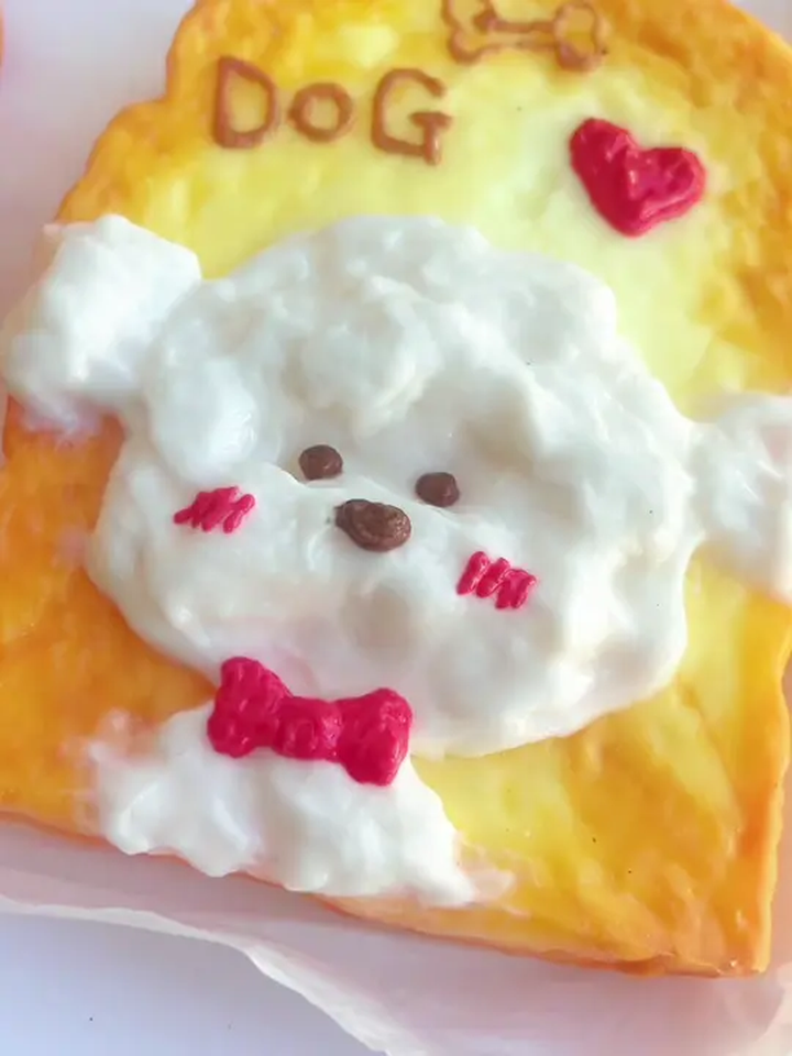 手绘立体吐司,卡通图片来源食物吐司