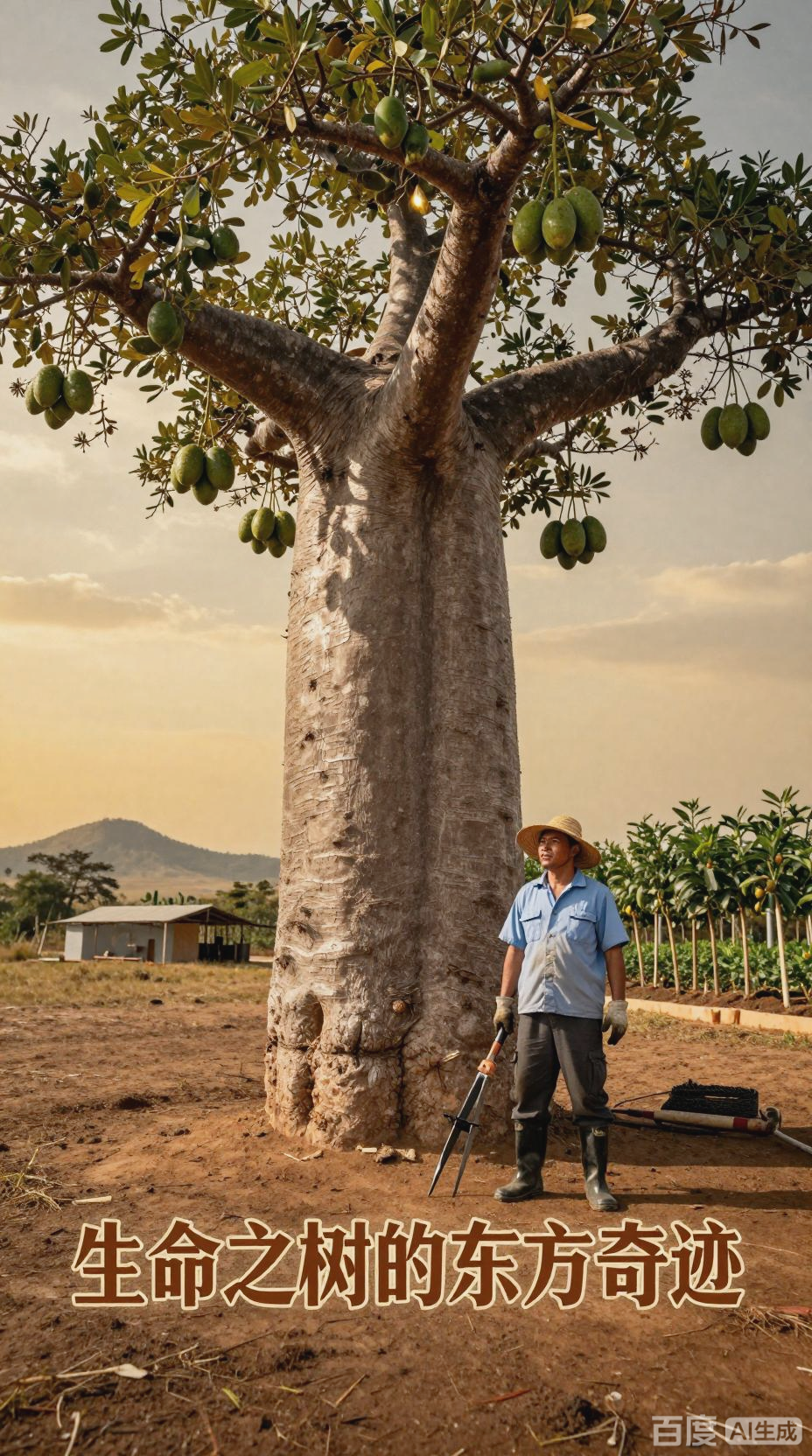 非洲猴面包树在湛江的奇迹生长