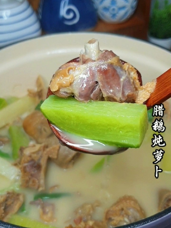 腊鹅这样做汤香肉美一家人吃得热热乎的