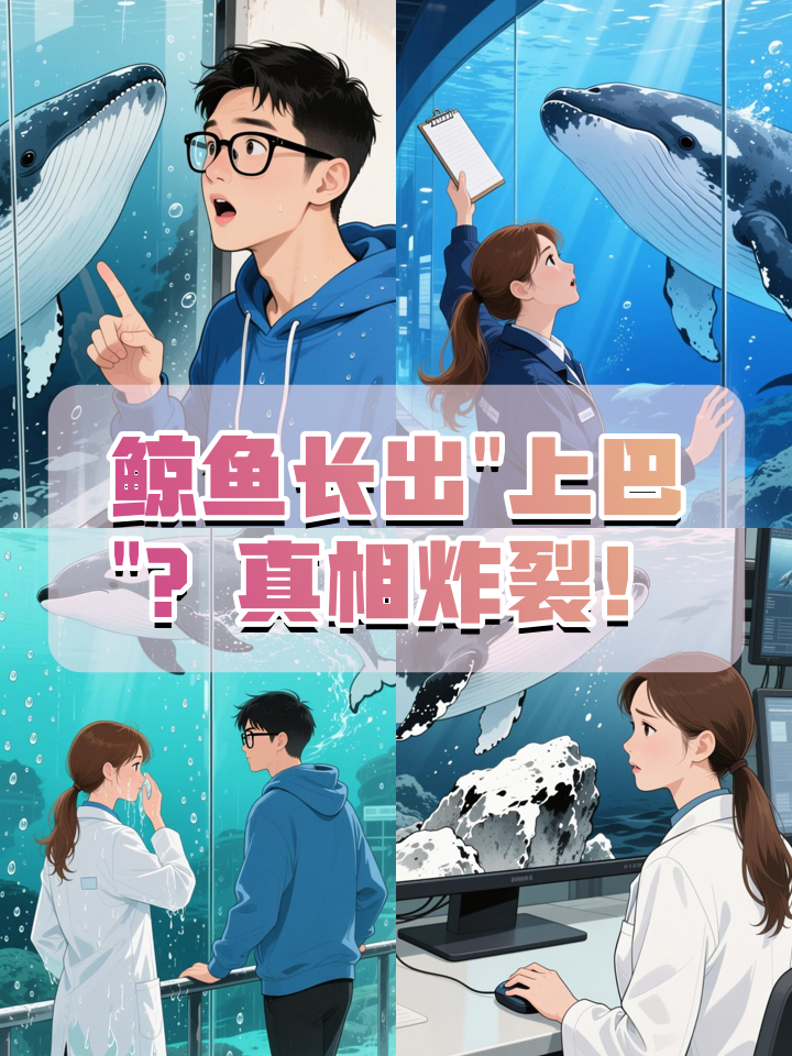 海洋馆鲸鱼下巴突变“上巴”，科学家追踪发现惊人秘密