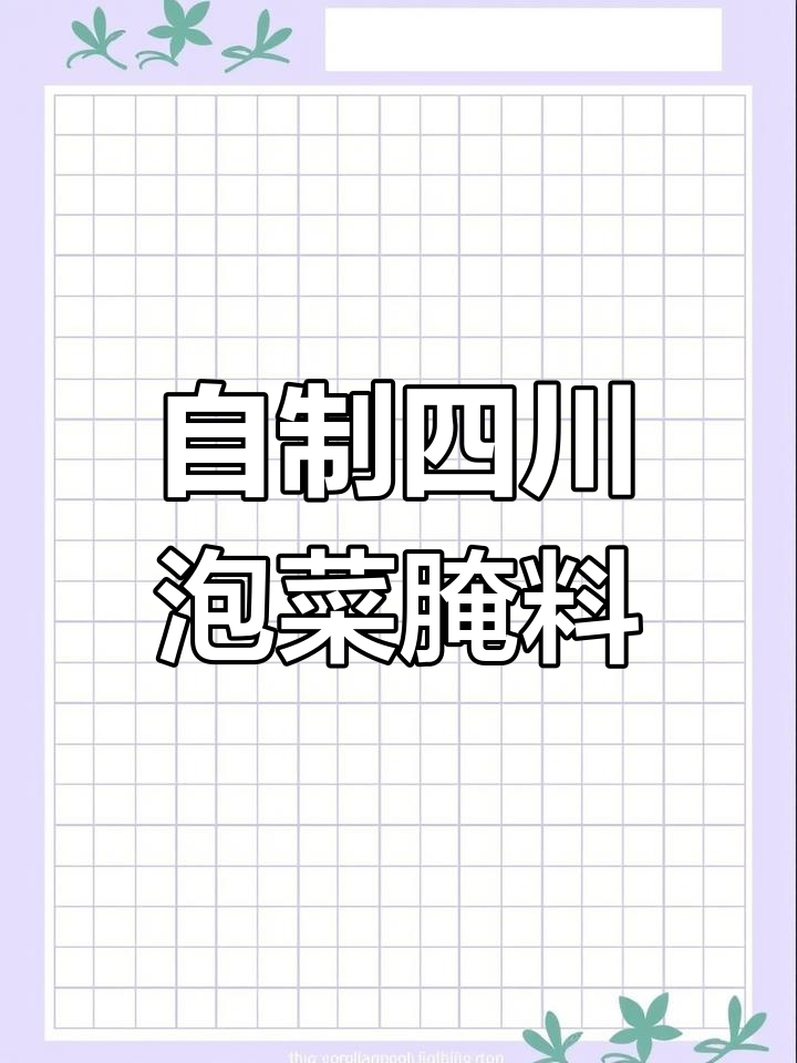 四川泡菜腌料水制作秘籍,轻松搞定酸辣口感