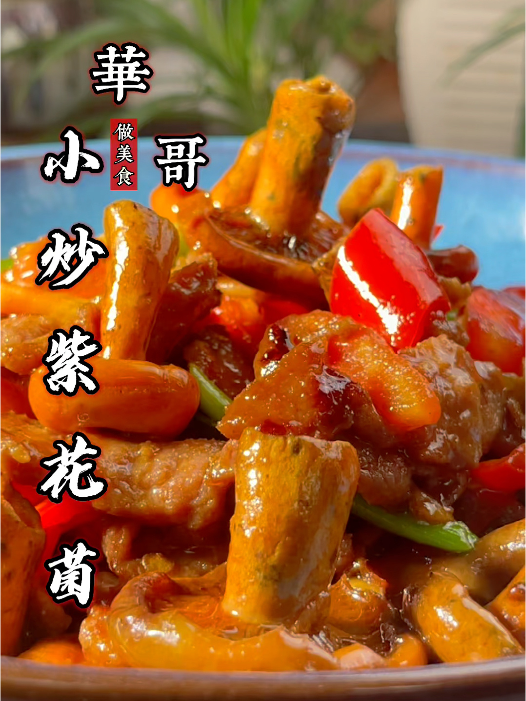 小炒紫花菌