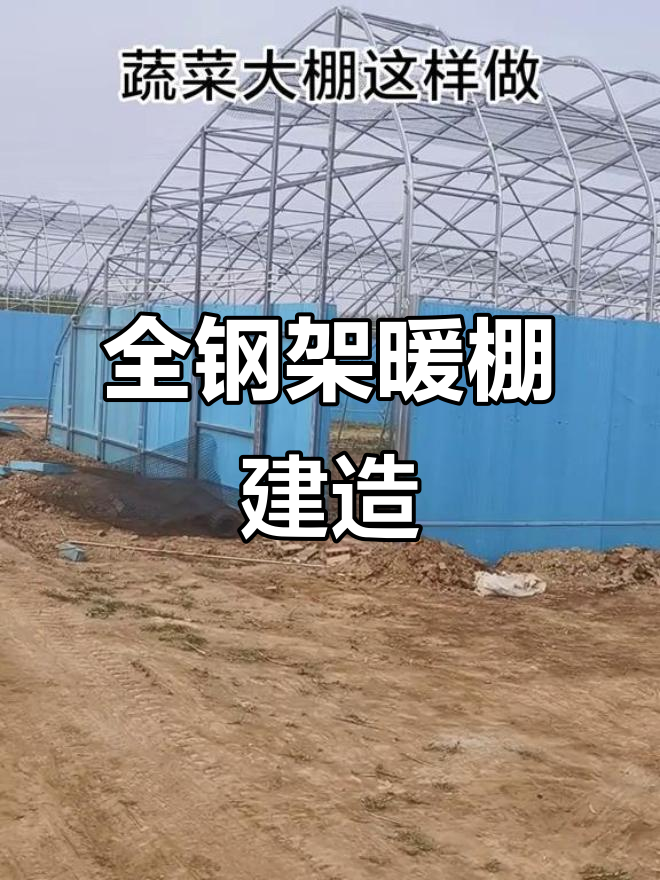蔬菜大棚全钢架结构,抗风抗压更保温