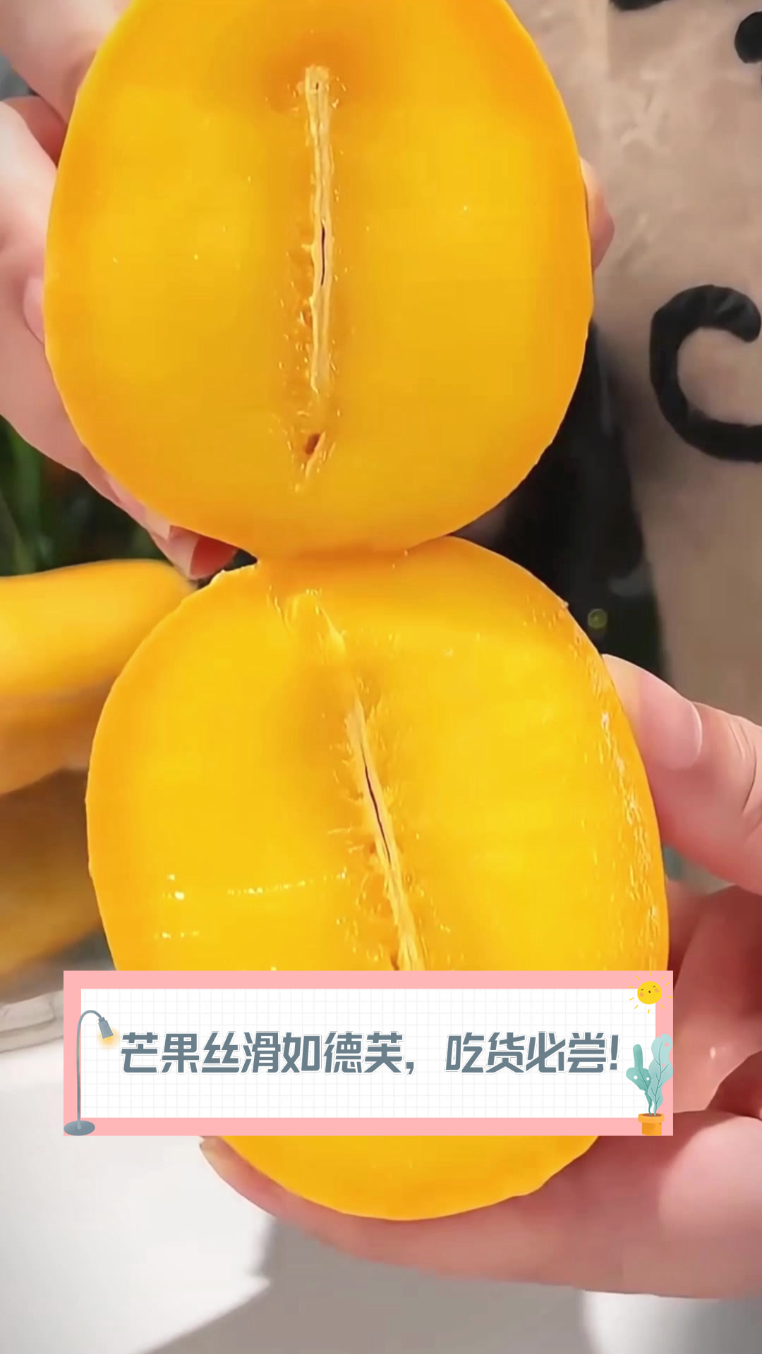 芒果丝滑如德芙,吃货必尝!