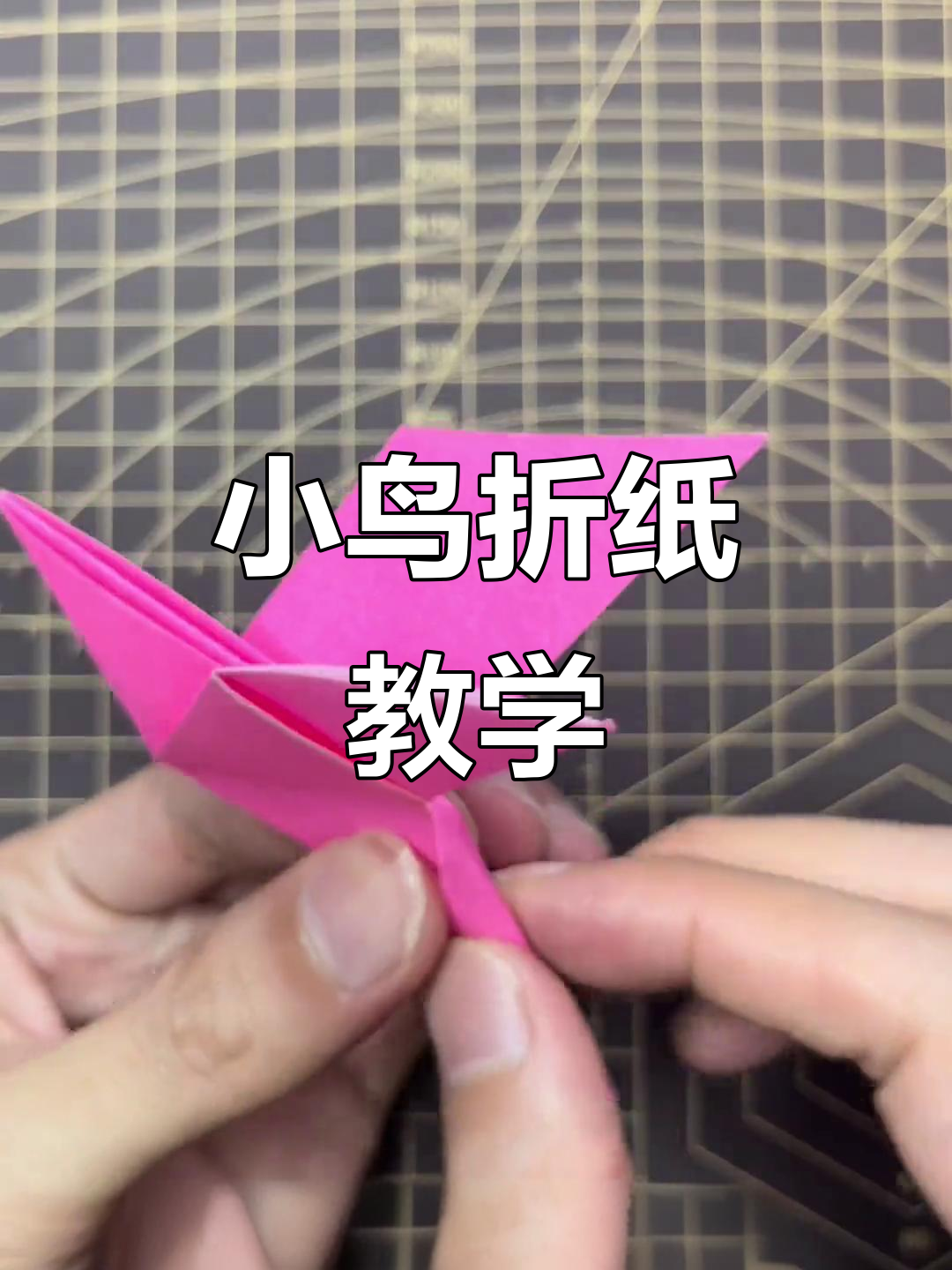 折纸小鸟教程,简单步骤教你做出可爱鸟鸣声